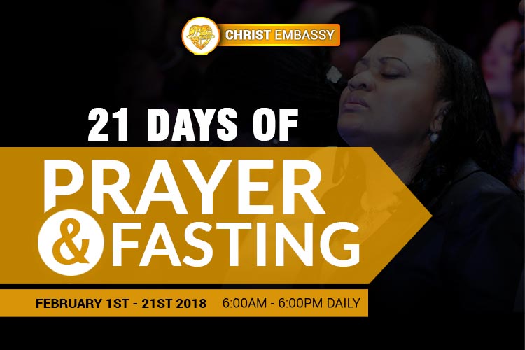 BLW and Christ Embassy Churches Prepares for 21 Days of Prayer and Fasting