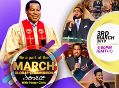 March 2019 Global Communion Service with Pastor Chris