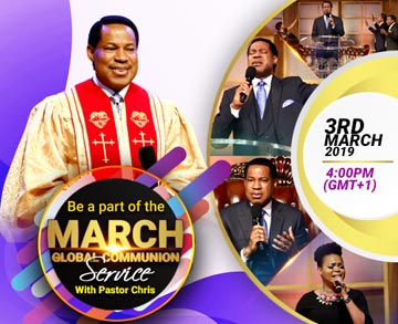 March 2019 Global Communion Service with Pastor Chris